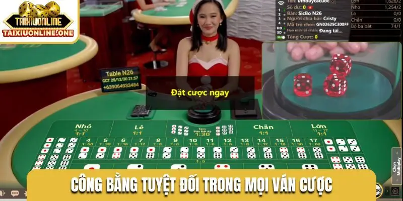 Công bằng tuyệt đối trong mọi ván cược