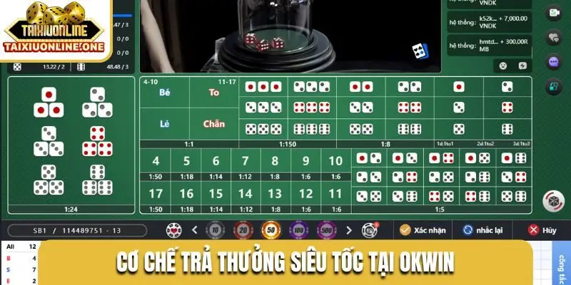 Cơ chế trả thưởng siêu tốc tại OKWIN
