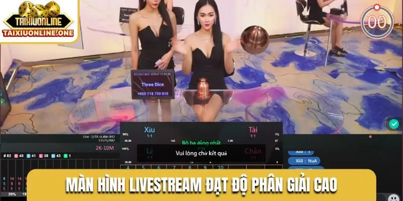 Màn hình livestream đạt độ phân giải cao